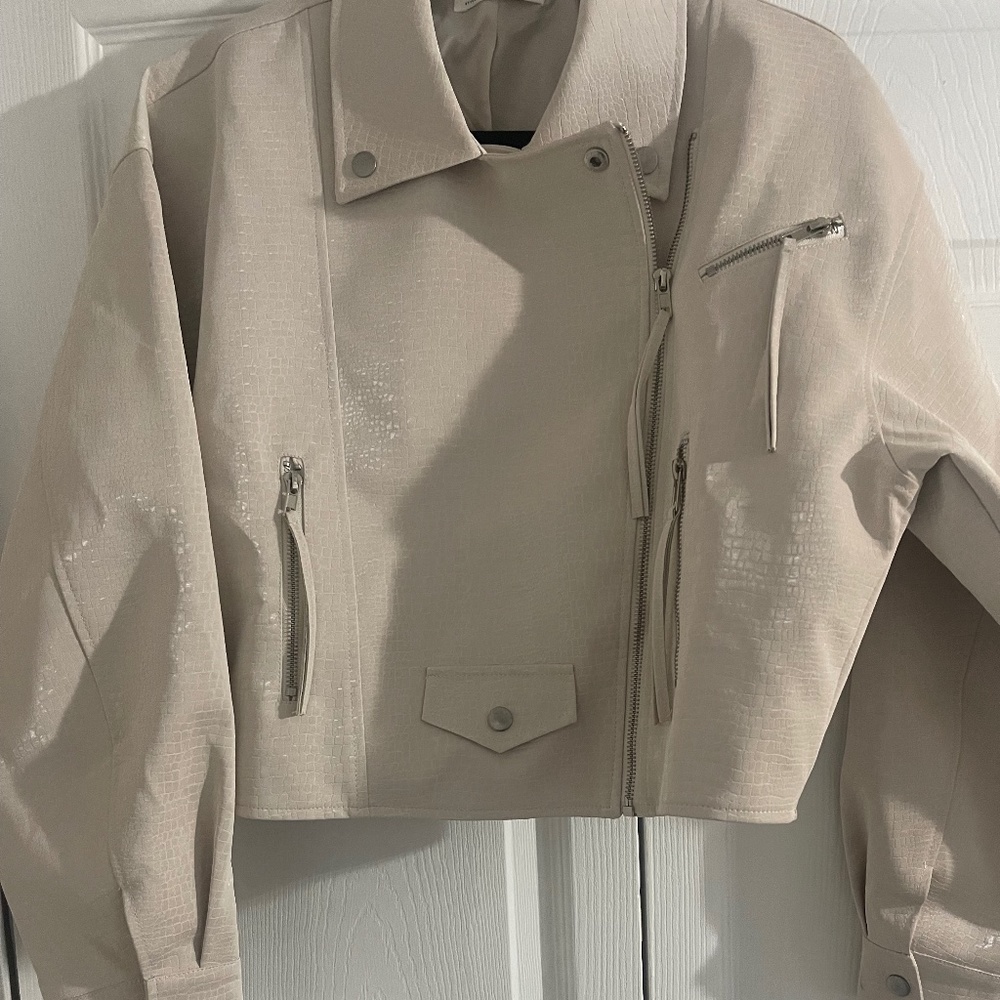 12th tribe leather moto jacket
